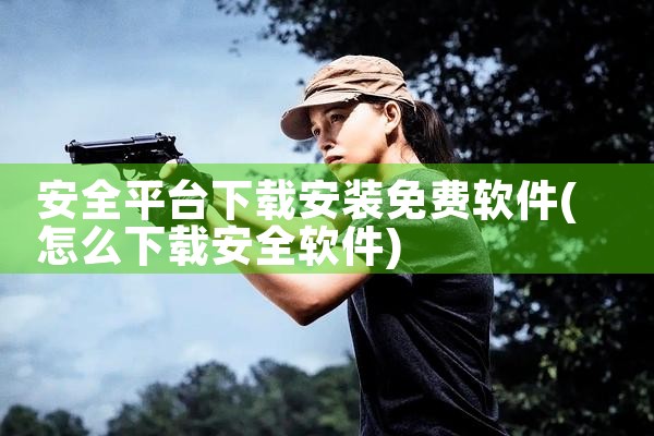 安全平台下载安装免费软件